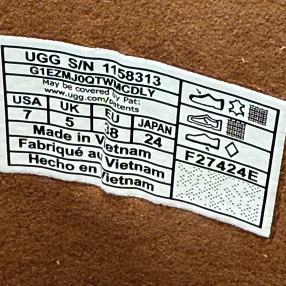 UGG Chestnut Suede Platform Boots - Picture 9 of 11